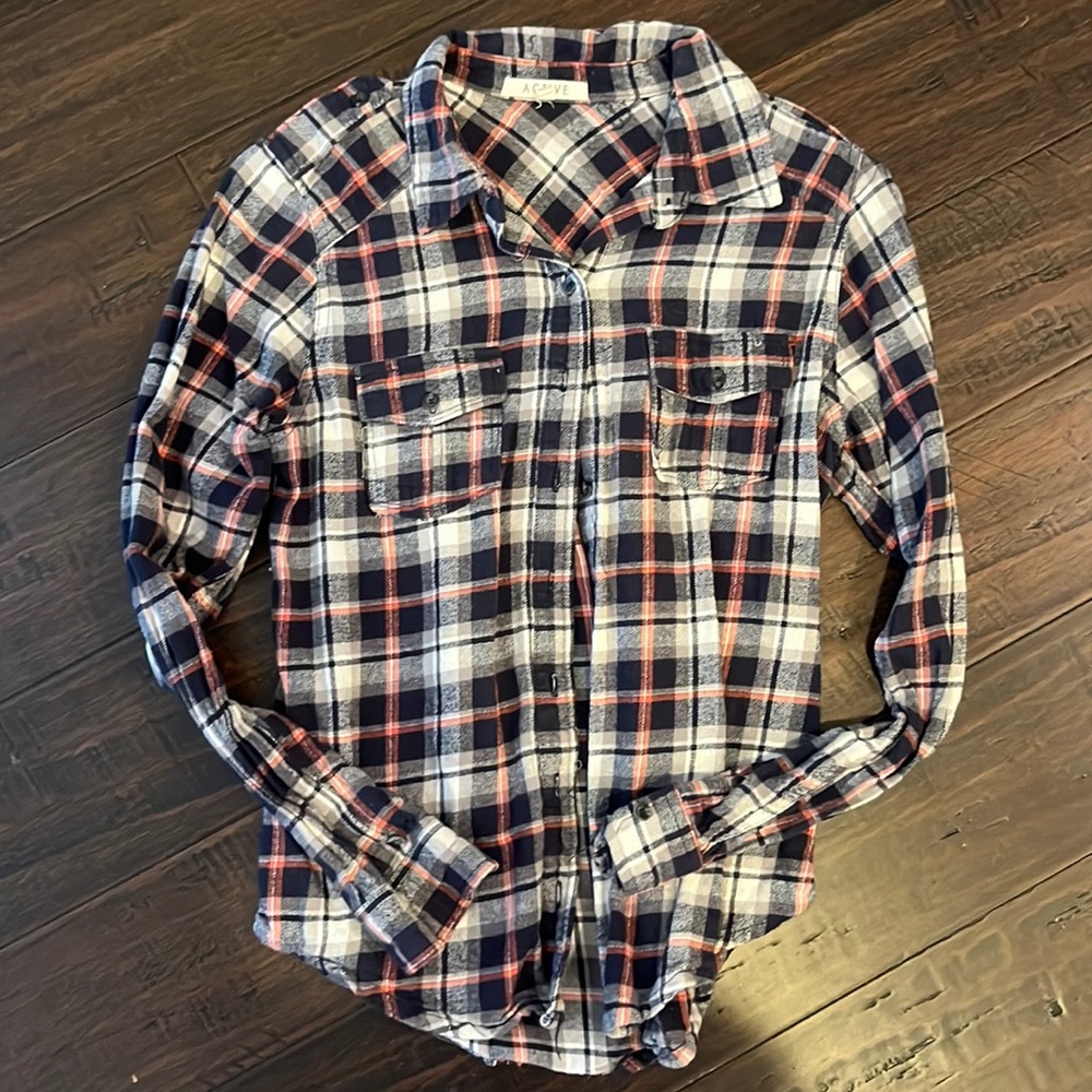 Plaid top